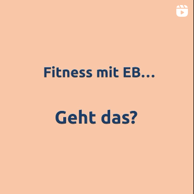 Fitness mit EB... Geht das?