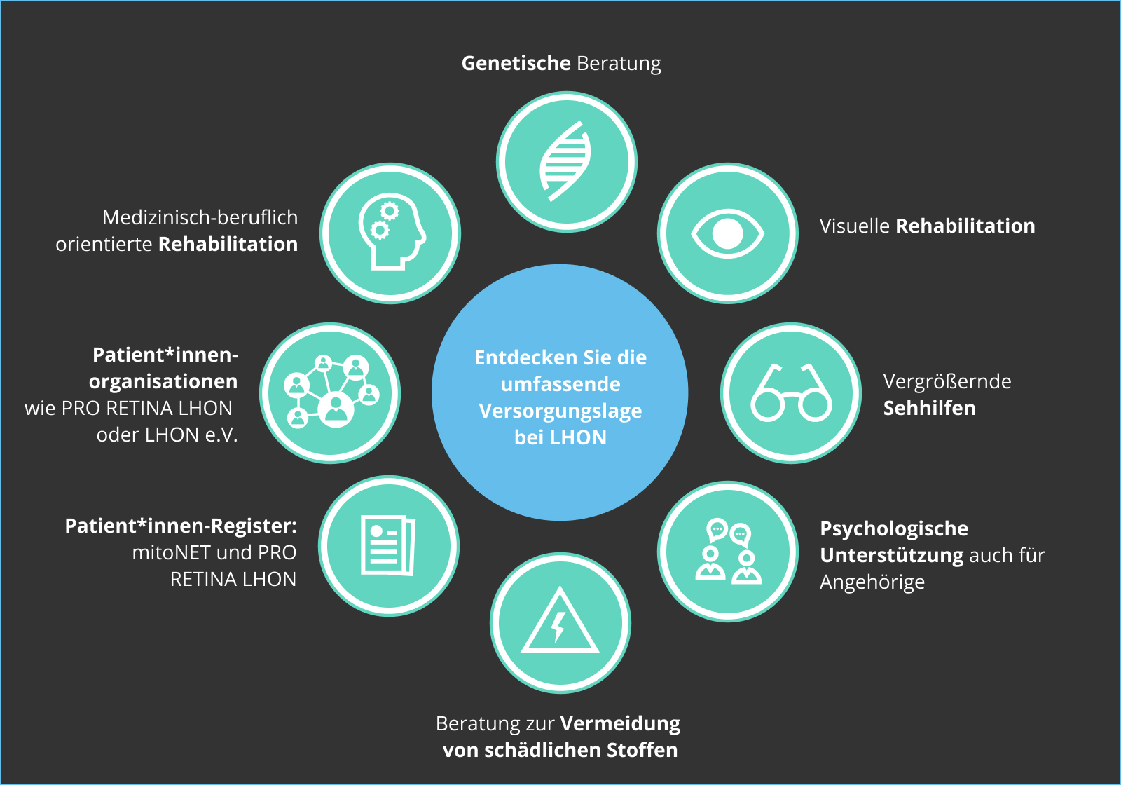 Versorgungslage bei LHON